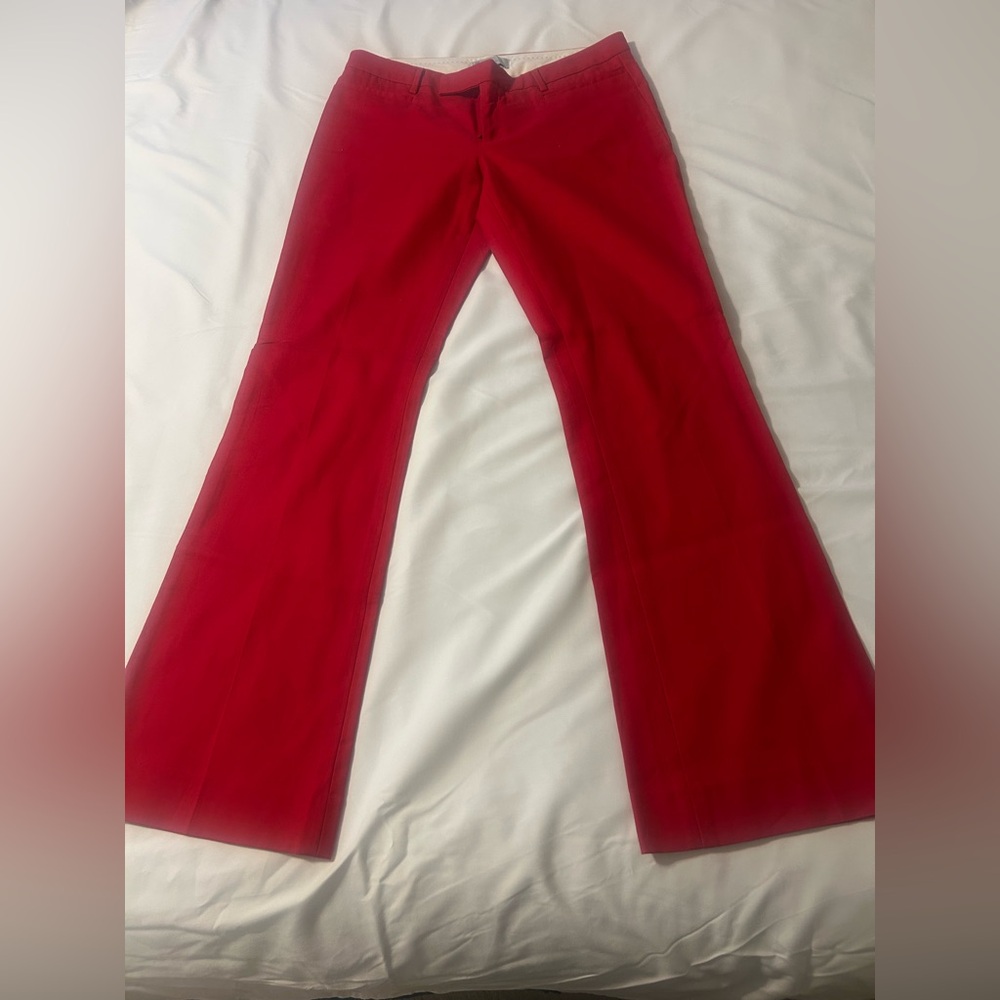 GAP Vibrant Red Flare Pants